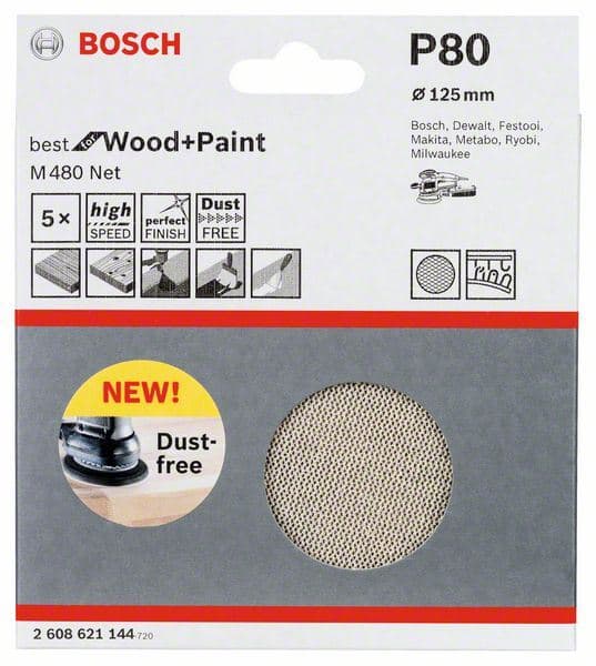 Brusni list Bosch 2608621144, 125 mm, 80 - slika 2
