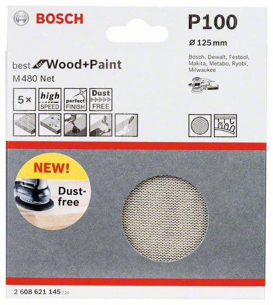 Brusni list Bosch 2608621145, 125 mm, 100 - slika 2