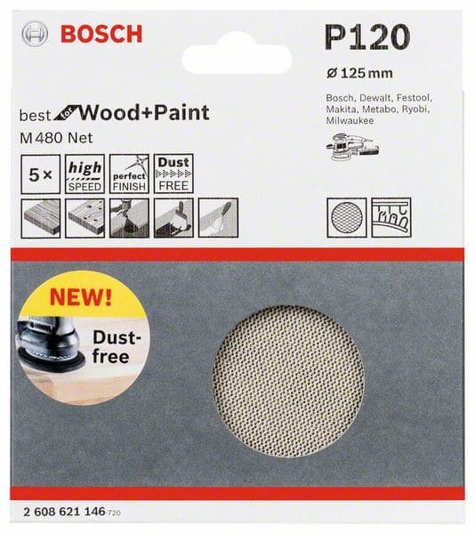 Brusni list Bosch 2608621146, 125 mm, 120 - slika 2