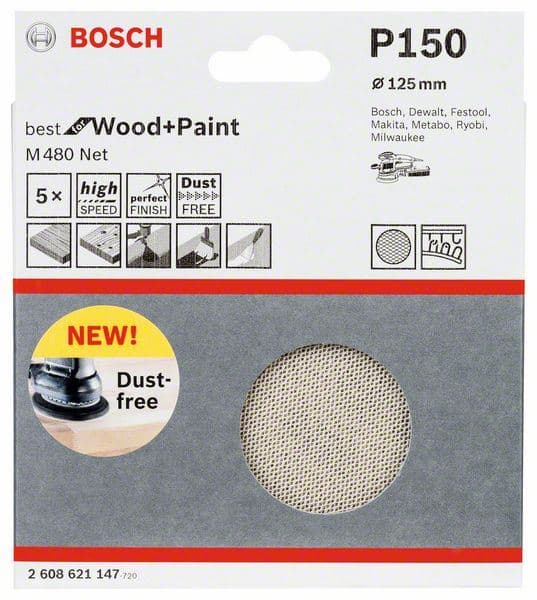 Brusni list Bosch 2608621147, 125 mm, 150 - slika 2
