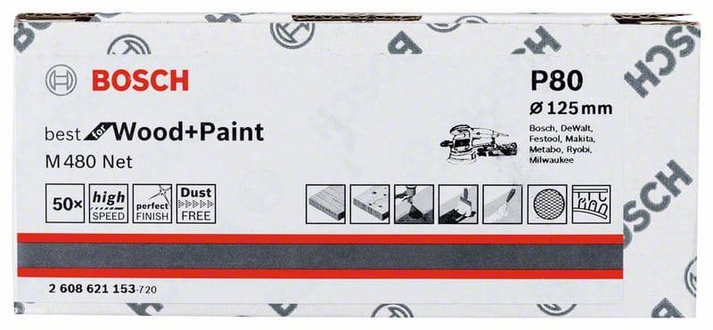 Brusni list Bosch 2608621153, 125 mm, 80 - slika 2