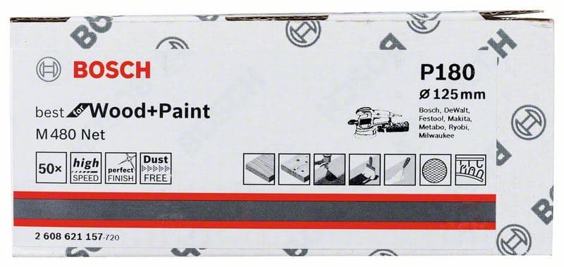 Brusni list Bosch 2608621157, 125 mm, 180 - slika 2