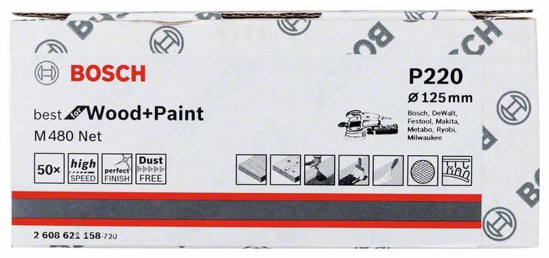 Brusni list Bosch 2608621158, 125 mm, 220 - slika 2