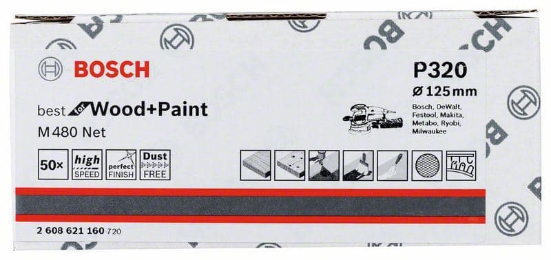 Brusni list Bosch 2608621160, 125 mm, 320 - slika 2