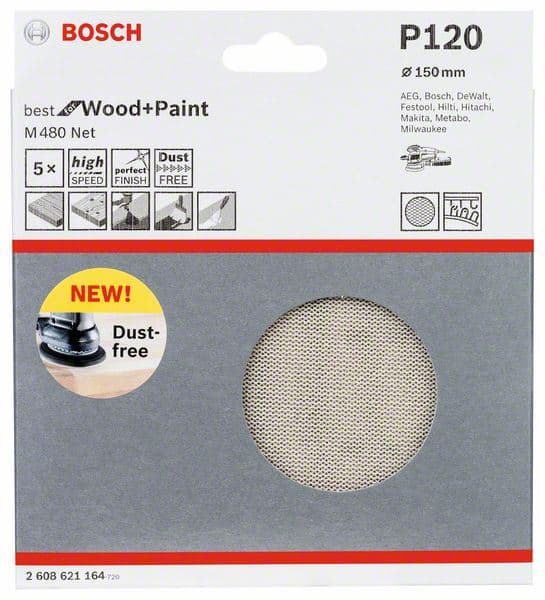 Brusni list Bosch 2608621164, 150 mm, 120 - slika 2