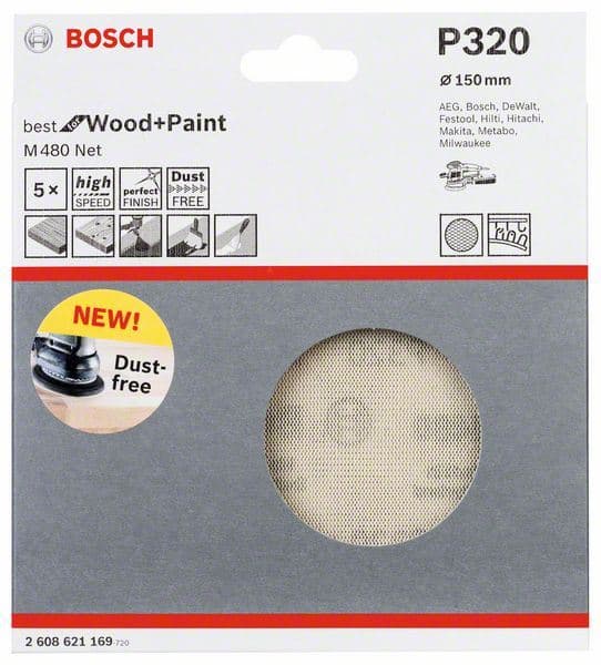 Brusni list Bosch 2608621169, 150 mm, 320 - slika 2