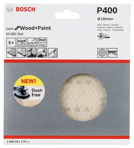 Brusni list Bosch 2608621170, 150 mm, 400 - slika 2