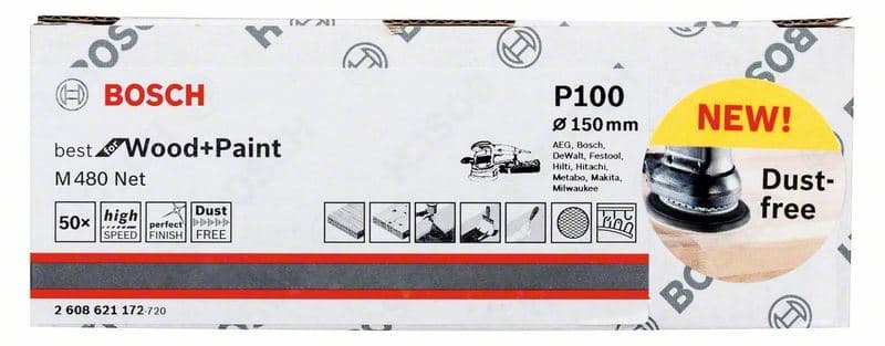 Brusni list Bosch 2608621172, 150 mm, 100 - slika 2