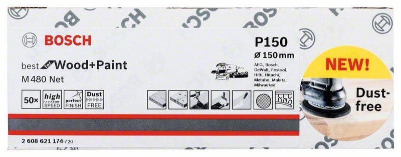 Brusni list Bosch 2608621174, 150 mm, 150, 1 komad - slika 2