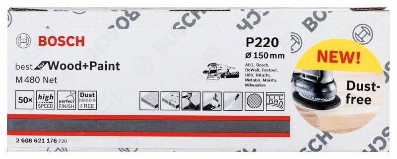 Brusni list Bosch 2608621176, 150 mm, 220, 1 komad - slika 2