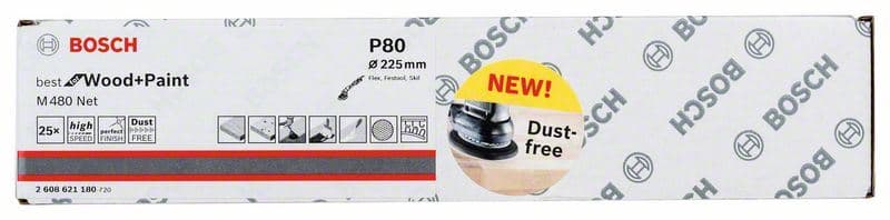 Mrežasti brusni list M 480 Bosch 2608621180, 225 mm, 80 - slika 2