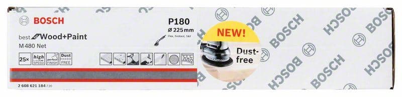 Mrežasti brusni list M 480 Bosch 2608621184, 225 mm, 180, 1 komad - slika 2