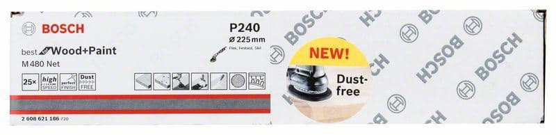 Mrežasti brusni list M 480 Bosch 2608621186, 225 mm, 240 - slika 2