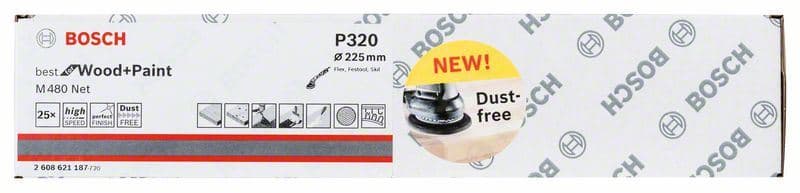 Mrežasti brusni list M 480 Bosch 2608621187, 225 mm, 320 - slika 2