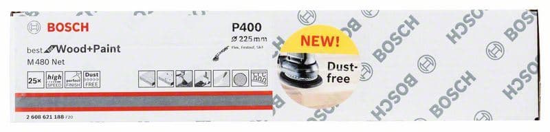 Mrežasti brusni list M 480 Bosch 2608621188, 225 mm, 400 - slika 2