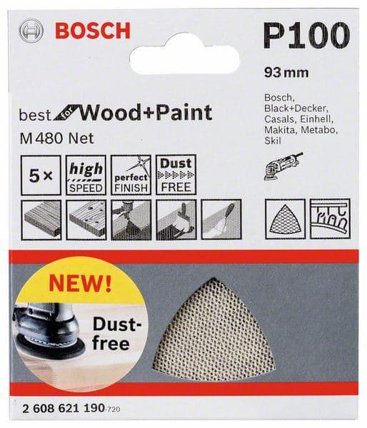 Brusni list Bosch 2608621190, 93 mm, 100 - slika 2