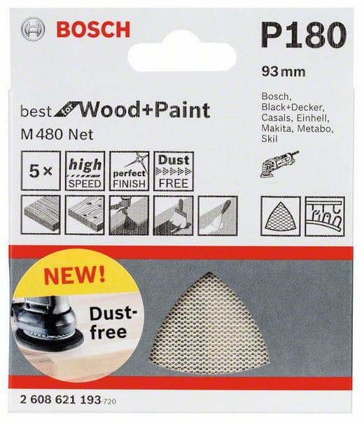Brusni list Bosch 2608621193, 93 mm, 180 - slika 2