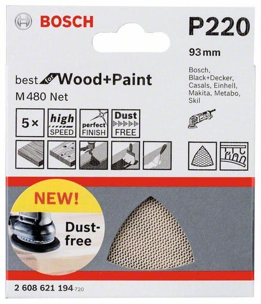 Brusni list Bosch 2608621194, 93 mm, 220 - slika 2