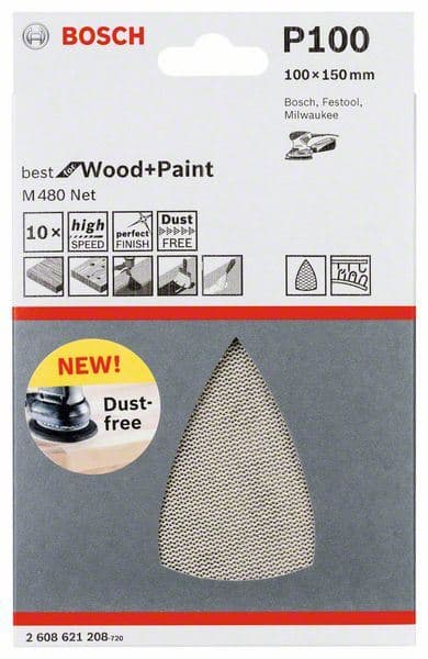 Brusni list Bosch 2608621208, 100x150 mm, 100 - slika 2