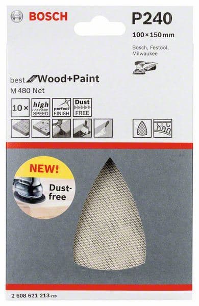 Brusni list Bosch 2608621213, 100x150 mm, 240 - slika 2