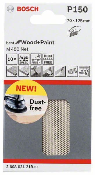 Brusni list Bosch 2608621219, 70 x 125 mm, 150 - slika 2