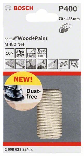 Brusni list Bosch 2608621224, 70 x 125 mm, 400 - slika 2