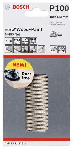 Brusni list Bosch 2608621226, 80 x 133 mm, 100 - slika 2