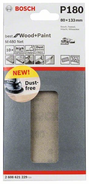 Brusni list Bosch 2608621229, 80 x 133 mm, 180 - slika 2