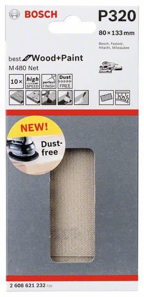 Brusni list Bosch 2608621232, 80 x 133 mm, 320 - slika 2