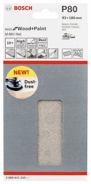 Brusni list Bosch 2608621234, 93 x 186 mm, 80 - slika 2