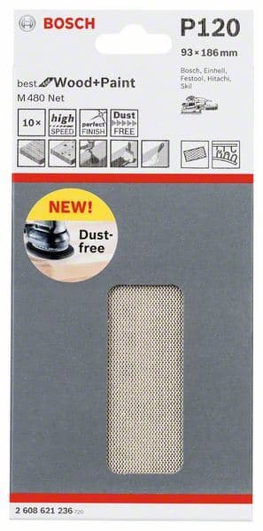 Brusni list Bosch 2608621236, 93 x 186 mm, 120 - slika 2