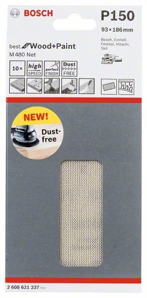 Brusni list Bosch 2608621237, 93 x 186 mm, 150 - slika 2