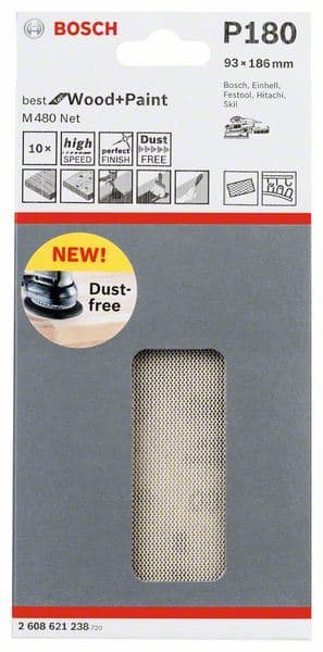 Brusni list Bosch 2608621238, 93 x 186 mm, 180 - slika 2