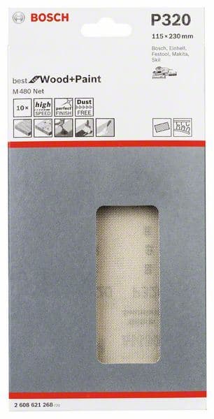 Brusni list Bosch 2608621268, 115 x 230 mm, 320 - slika 2