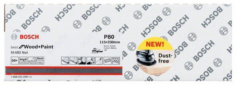 Brusni list Bosch 2608621270, 115 x 230 mm, 80 - slika 2