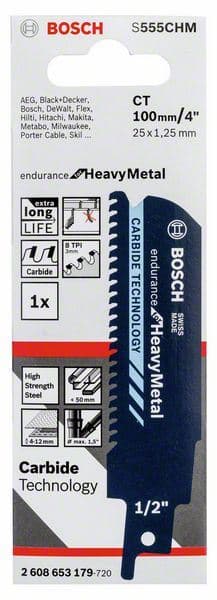List univerzalne testere S 555 CHM Bosch 2608653179, endurance za HeavyMetal - slika 2