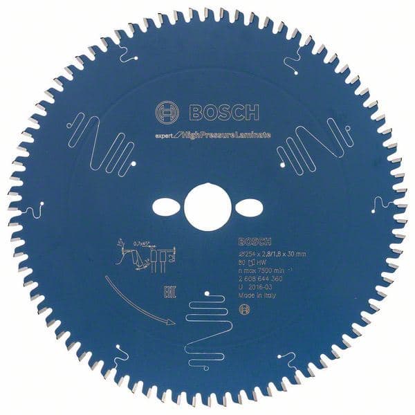 List kružne testere za laminat EX TR B 254x30-80 Bosch 2608644360, EX TR B 254x30-80 - slika 2