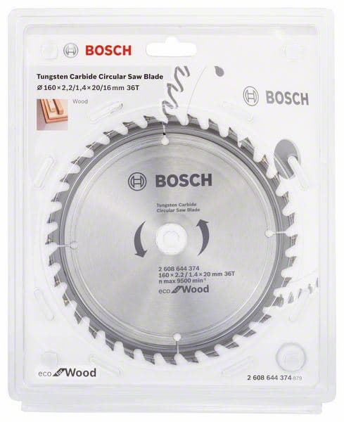 Bosch 2608644374 List kružne testere Ø160x2,2x20/36z Eco for wood