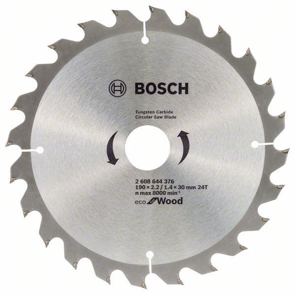 List kružne testere Eco for wood Bosch 2608644376, Ø190x2,2x30/24z - slika 2
