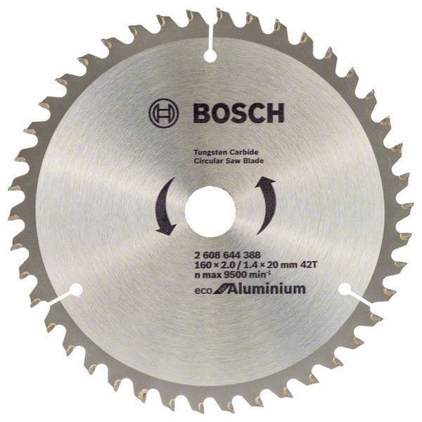 List kružne testere Eco for Aluminium Bosch 2608644388, Ø160x2,0x20/42z - slika 2