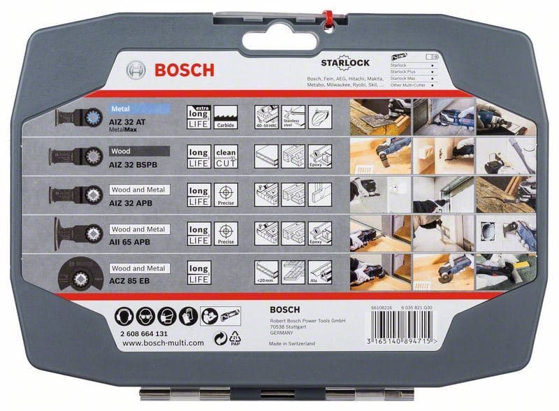 Set reznih ploča Best Bosch 2608664131, AIZ 32 AT; AIZ 32 BSPB; AIZ 32 APB; AII 65 APB; ACZ 85 EB - slika 3