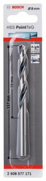 HSS spiralna burgija PointTeQ 8,0 mm Bosch 2608577171
