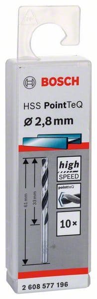 HSS spiralna burgija PointTeQ 2,8 mm Bosch 2608577196