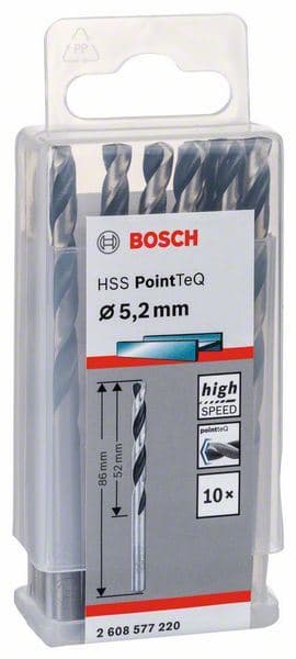 HSS spiralna burgija PointTeQ 5,2 mm Bosch 2608577220