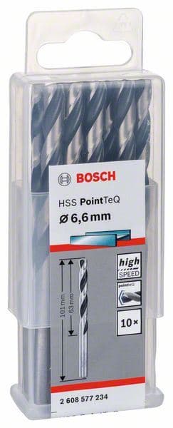 HSS spiralna burgija PointTeQ 6,6 mm Bosch 2608577234