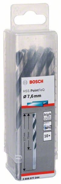 HSS spiralna burgija PointTeQ 7,6 mm Bosch 2608577244