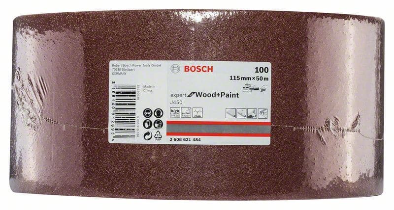 J450 Expert for Wood and Paint, 115 mm X 50 m, G100 Bosch 2608621484, 115mm X 50m, G100 - slika 2