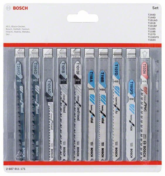 List ubodne testere set 10 komada All in One Bosch 2607011171