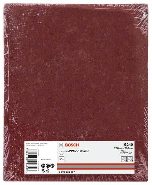 C420 SfWP, 230X280 mm, G240 Bosch 2608621597, 230 x 280 mm, 240 - slika 2