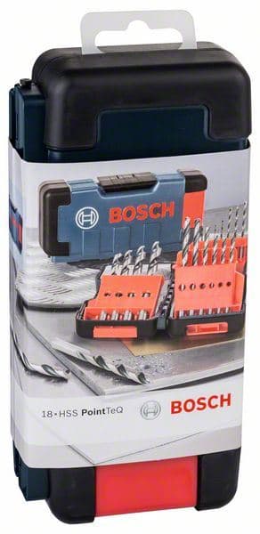 HSS spiralna burgija PointTeQ 18-delni ToughBox Set Bosch 2608577350